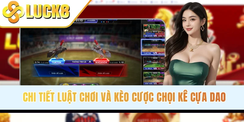 Chi tiết luật chơi và kèo cược chọi kê cựa dao